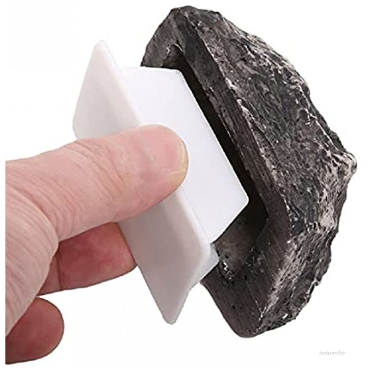 LSSJJ Hide-a-Spare-Key Fake Rock Sieht aus wie echter Stein Sicher für Garten oder Garten im Freien Geocaching