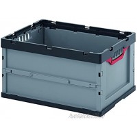 Auer Profi Faltbox 67 Liter 60 x 40 x 32 Klappbox  Kunststoffkiste Kofferraumbox verstärkte Bodenausführung stapelbar