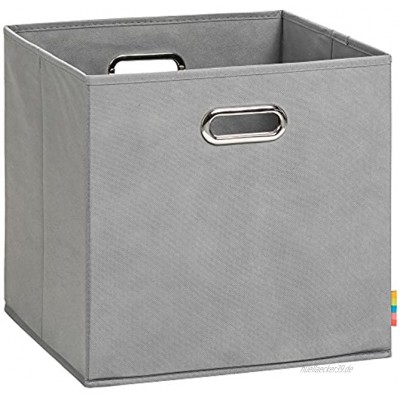 H&S Aufbewahrungsbox LEA Faltbox 33x33x33 cm Grau