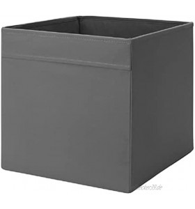 Ikea Regalfach DRÖNA Aufbewahrungsbox Regaleinsatz in 33x38x33 cm BxTxH -GRAU Plastik Black 33 x 38 x 33 cm