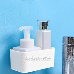 Tomedeks 2PCS Deckelloser Behälter Selbstklebender Nicht Poröser Vorratsbehälter Geeignet für Bad Küche Büro Wohnzimmer