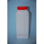 1000 ml Plastikflasche Weithalsflasche mit Verschluss Behälter PE-Flasche lebensmittelecht ***Ideal zum Abfüllen von Kosmetikprodukten***