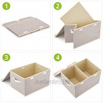3-Pack Aufbewahrungsbox mit Deckel EZOWare Cube Aufbewahrungskorb Ordnungsystem Stauraum Boxen Körbe Kisten Silber grau