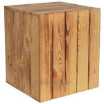 CHICCIE 4 Set Kallax Holzkiste Karl Aufbewahrungsbox Geflammt 33x38x33cm Aufbewahrungskorb Holzbox Holz Regal