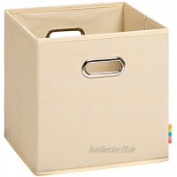 H&S Aufbewahrungsbox MIA Faltbox Korb 28x28x28 cm Natur