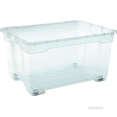 karton-billiger Aufbewahrungsboxen mit Deckel aus Kunststoff Plastikbox Kunststoffboxen 7 Verschiedene Größen 11-140L XXX 77,5x58x41cm