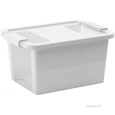 KIS Aufbewahrungsbox Bi Box 11 Liter in grau-transparent Plastik 36.5x26x19 cm