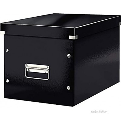 Leitz Click & Store Aufbewahrungs- und Transportbox Würfelform Groß schwarz 61080095