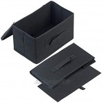PEARL Ordnungsboxen: 4er-Set kleine Aufbewahrungsboxen mit Deckel faltbar 25 x 15 x 15 cm Faltboxen