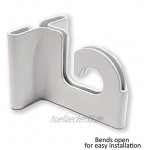 Extra robuste weiße Aluminium-Deckenhaken einteiliger Deckengitter-Clips 5 Stück