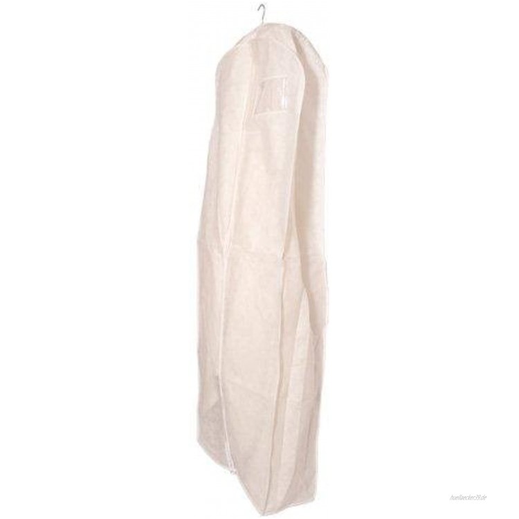 Deluxe PP Weiß Kleidersack Kleiderhülle Schutzhülle für Brautkleid Abendkleid Hochzeitskleid 183cm