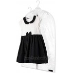 Hangerworld 5 Wasserabweisende Kleidersäcke 76cm Transparent Kleiderhülle Baby- und Kinderkleidung