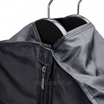 Hangerworld Extra breiter Kleidersack 112cm Schwarz Wasserabweisende PEVA Kleiderhülle