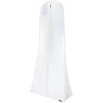 Hangerworld Extra breiter Kleidersack für Hochzeitskleider 183cm Weiß Wasserabweisend Kleiderhülle