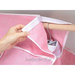 Mofeng Kleiderhülle für Kleiderschrank Aufbewahrungstasche zum Aufhängen Kleidersack mit transparenten PVC-Fenstern staubdicht für Mäntel Anzüge und Jacken Beige 60 x 48 x 120 cm