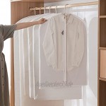 SUQ 9 Stück Kleidersack Transparente Kleiderhüllen Abdeckung Atmungsaktiv Insektensichere Kleidersäcke Kleiderschutzhüllen Tasche Staubfrei Feuchtigkeitsabweisend Garment Staubbeutel 3 Größen