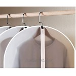YPEZ Klar gegliederte Kleidersäcke Abdeckung Full Reißverschluss Leichter Clear Staubschutz Anzug Taschen for Wandschrank Kleideraufbewahrung Größe : 5S
