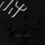 ZJ Hook Up-Schlaf Bedside Bedside-Anhänger des Edelstahl-304 S-Haken Schranktür Lagerung Hinter Nagelfrei Nahtlose Tür Huthaken Color : 20mm