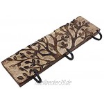 Ajuny Schlüsselhaken mit schönem Baum-Design aus Holz dekorativer Aufhänger Heimdekoration Geschenke