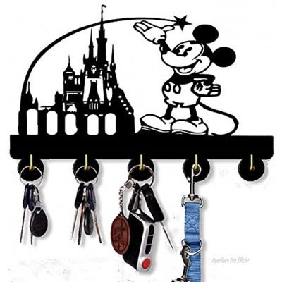 Cheemy Joint Disney Mickey Mouse Schlüsselhaken-Wandhaken Heavy Duty 20LB Max Küche Haushalt & Wohnen Wanddekoration Kleiderhaken aus Holz Schlüsselhalter Schlüsselhalter für Wand. MM A2-1