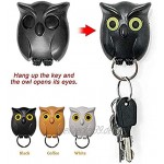 LINKLANK Eulen-Schlüsselhaken Wandmontage Nachteulen-Schlüsselring geeignet für Zuhause Büro Tür Schlüsselanhänger Zubehör