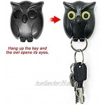 LINKLANK Eulen-Schlüsselhaken Wandmontage Nachteulen-Schlüsselring geeignet für Zuhause Büro Tür Schlüsselanhänger Zubehör
