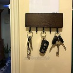 Schlüsselhaken Wand Befestigter Schlüssel Organizer Schlüsselbrett mit Ablage Schlüsselhalter aus Holz Geeignet für die Dekoration von Hauseingängen und das Platzieren von Gegenständen