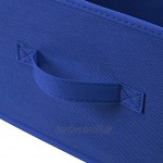 Basics Aufbewahrungsschrank für Kleiderschränke mit 5 Stoff-Schubladen bronzefarben + Ersatzschubladen aus Stoff für einen Aufbewahrungsschrank mit 5 Schubladen Königsblau