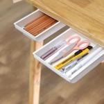 USMEI Schubladen Schreibtischschubladen versteckte Schubladen Schlafzimmerschubladen ABS-Schreibtischschubladen nagelfreie Schubladen Aufbewahrungsschubladen Desktop-Organizer