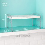 YouCopia 50240 Verstellbarer Badezimmer-Organizer für Waschbecken Einheitsgröße Weiß