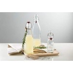 Kilner Vintage Flasche mit Bügelverschluss glas durchsichtig quadratisch 550 ml