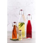 Kilner Vintage Flasche mit Bügelverschluss glas durchsichtig quadratisch 550 ml