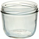 MamboCat 50er Set Sturzglas 230 ml Marmeladenglas Einmachglas Einweckglas to 82 schwarzer Deckel incl. Diamant-Zucker Gelierzauber Rezeptheft