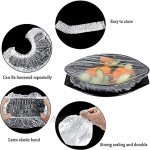Miotlsy Frischhaltebeutel Wiederverwendbare Kunststoffversiegelung elastische Stretch Bowl Deckel Frischhaltebeutel zum Auflegen auf Teller und Schüsseln Frischhaltebeutel für Reste 100 Stück