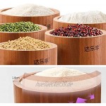 Müslidosen Holz Reis Barrel Reis Aufbewahrungsbehälter Reis Zylinder Haushaltsmehl Eimer Feuchtigkeitsdichten Getreidebehälter Reis Eimer Color : Brown Size : 27x27x32cm