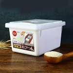 Müslidosen Reis Aufbewahrungsbehälter Reis Eimer Sealed Grain Container Feuchtigkeitsdichten Mehl Box Küche Storage Box Color : Beige Size : 42x30.2x19cm