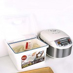 Müslidosen Reis Aufbewahrungsbehälter Reis Eimer Sealed Grain Container Feuchtigkeitsdichten Mehl Box Küche Storage Box Color : Beige Size : 42x30.2x19cm