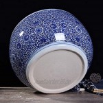 Müslidosen Reisflaschen Keramik Reis Eimer Kimchi Jar Getreidebehälter Snack Lagertanks Aufbewahrungsbehälter for Die Küche Color : Blue Size : 28x28x26cm