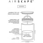 Airscape Keramik-Vorratsdose für Kaffee und Lebensmittel patentierter luftdichter Innendeckel.