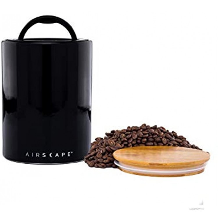 Airscape Keramik-Vorratsdose für Kaffee und Lebensmittel patentierter luftdichter Innendeckel.