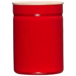 Riess 2175-213 Vorratsdose mit D.13cm 2.25L TRUEHOMEWARE Kitchen-Management Höhe 18 cm Fresh Tomato Emaille rot Gewicht 0,75kg Durchmesser 13 cm Inhalt 2,25 Liter