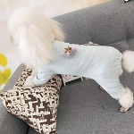 Tierbedarf,Dünne Blaue Vierbeinigen Klage Siamesische Pet Kleidung Frühling Sommer Baumwolle Hund Liefert Kreative Weiche Atmungsaktive Schöne Kleidung L