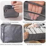 Xnuoyo 6 Stück Aufbewahrungsbox für Unterwäsche Schubladen Organizer Faltbarer Schrank Organizer Zur Aufbewahrung von Socken BHs und Unterwäsche
