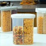 HARLIANGXY Vorratsdosen Set für Lebensmittel Vorratsbehälter mit luftdichtem Deckel Frischhaltedosen aus langlebigem Kunststoff BPA-frei um Lebensmittel frisch zu halten 2300ml und 2600ml