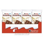 kinder Country Sondergröße mit 40 Einzelriegeln Schokoriegel aus Vollmilchschokolade mit gerösteten Cerealien und einer Füllung aus feiner Milchcreme