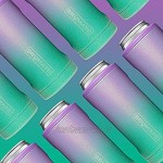 BrüMate Hopsulator Slim doppelwandiger Edelstahl-Dosenkühler für 355 ml dünne Dosen Glitzer Meerjungfrau