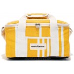 Business & Pleasure Kühltasche – Süße Lunchtasche in Gelb gestreift passend für Mittagessen oder 12 Getränke isoliertes & auslaufsicheres Futter Freisprech-Schultergurt
