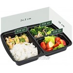 FITPREP® DAS ORIGINAL 3-Fach Meal Prep Boxen 10er Pack für Meal Prep empfohlen inkl. schönem Rezeptheft