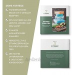 FITPREP® DAS ORIGINAL 3-Fach Meal Prep Boxen 10er Pack für Meal Prep empfohlen inkl. schönem Rezeptheft