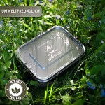 GLOWING GRILL Premium Edelstahl Brotdose 1200ml mit flexiblem Trennfach Auslaufsicher Lunchbox stabil zum Wandern Frischhaltedose für Camping und Picknick Rostfrei ohne BPA Plastikfrei